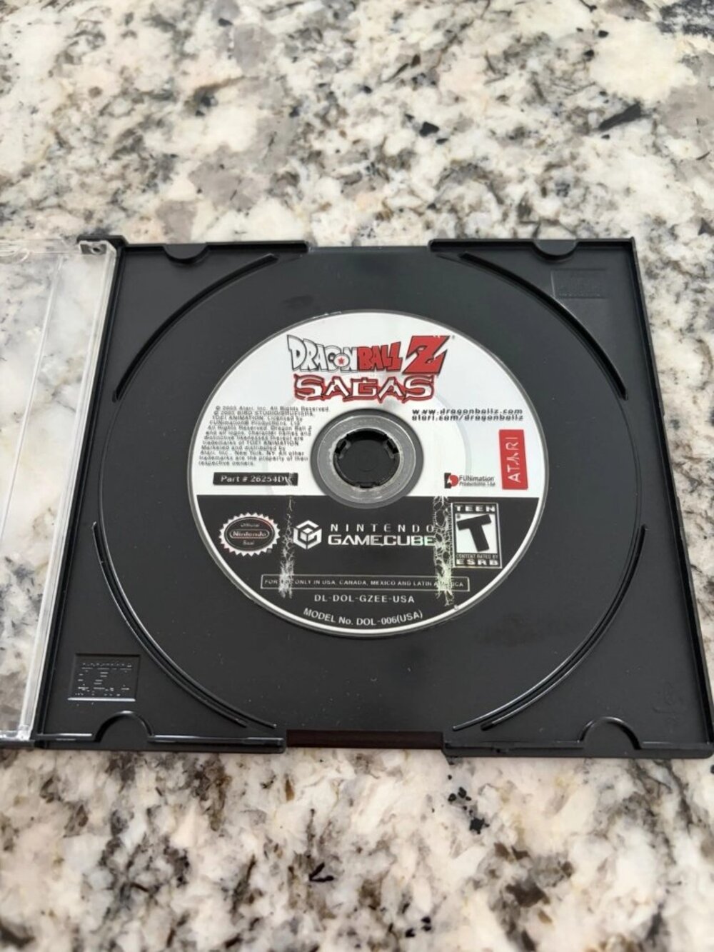 Dragon Ball Z Sagas GameCube 2005 Disc Only